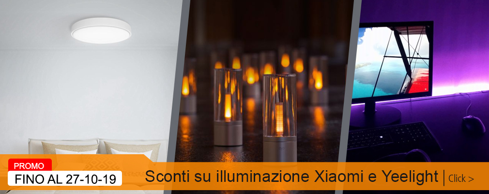 promozione su articoli di illuminazione xiaomi