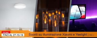 promozione su articoli di illuminazione xiaomi